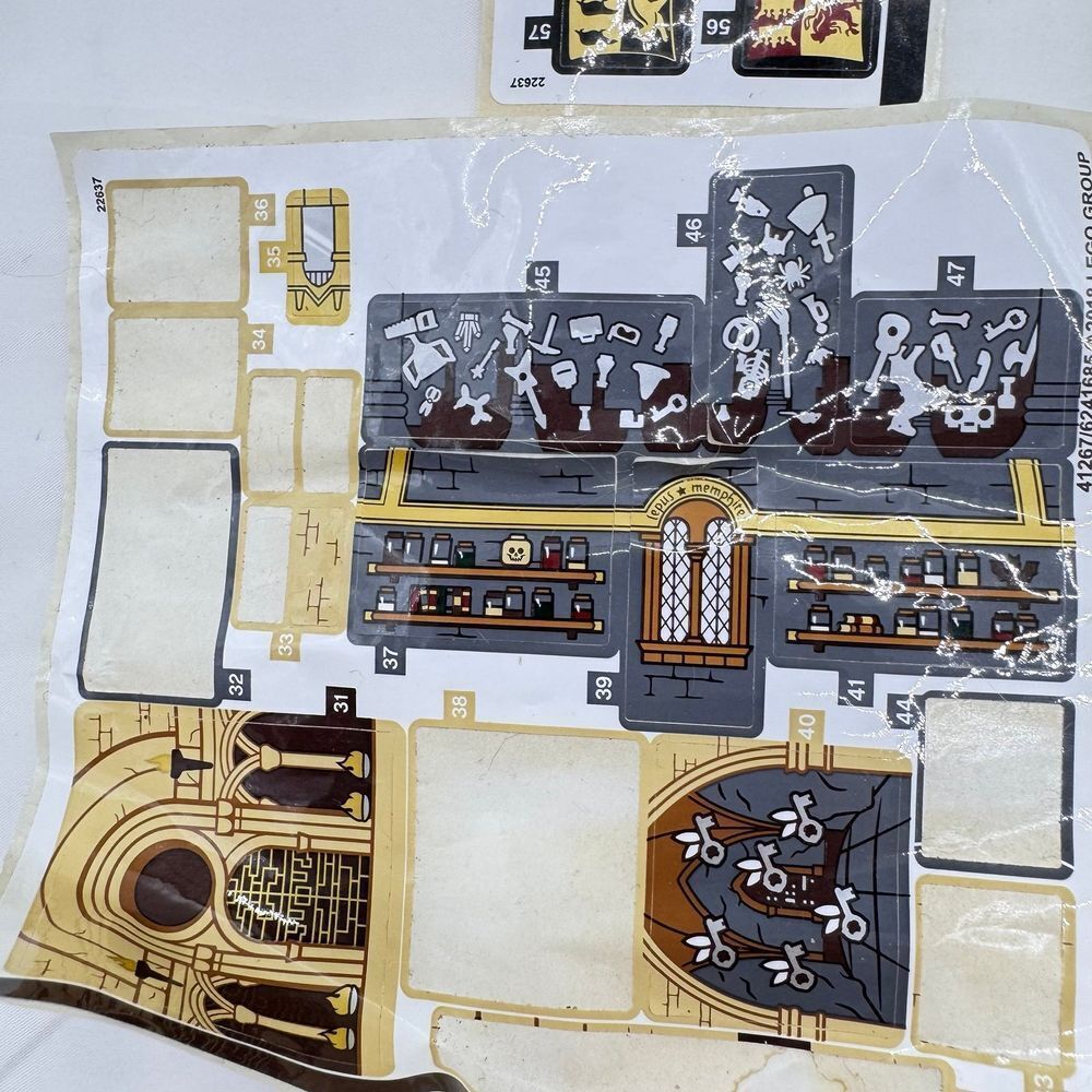 Harry Potter lego stickers 2018‎ some missing see pictures! - Picture 4 of 7
